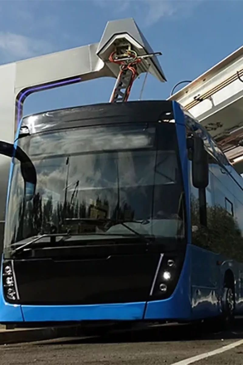 E-mobility bus infrastructure protected by DEHN